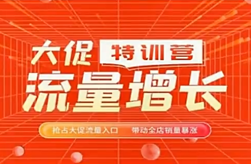 阿呆电商大促流量增长特训营第一期（价值2980元）