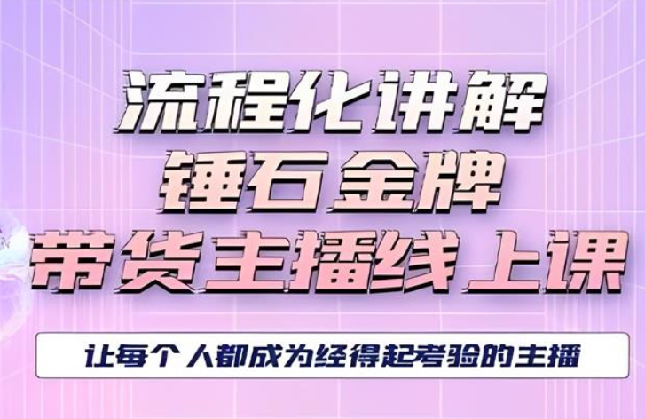 锤石婉婉主播破层级实操课（价值499元）