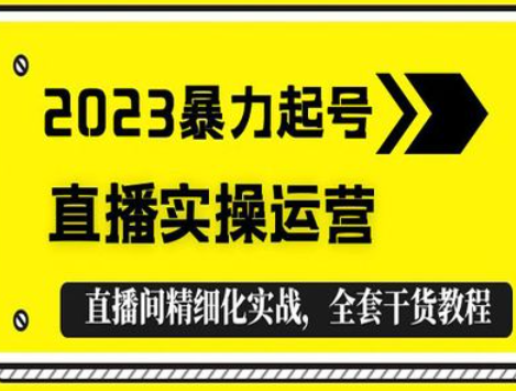 2023正价起号新玩法