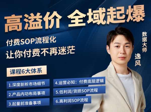 逸风-拼多多高溢价全域起爆（价值258元）