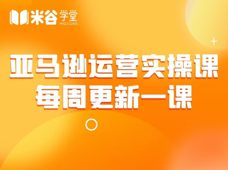 米谷学堂-亚马逊运营实操课2024年12月