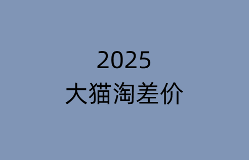 2025版大猫淘差价课程无货源电商2025年2月(价值3980元)