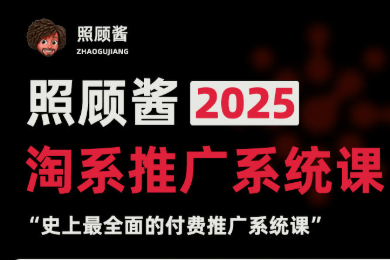 照顾酱-2025淘系推广系统课2025年4月(价值1999元)