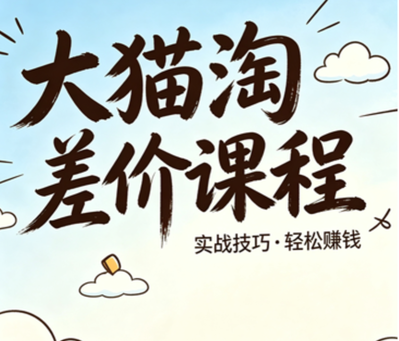 2026版大猫淘差价课程无货源电商6月18日(价值3980元)